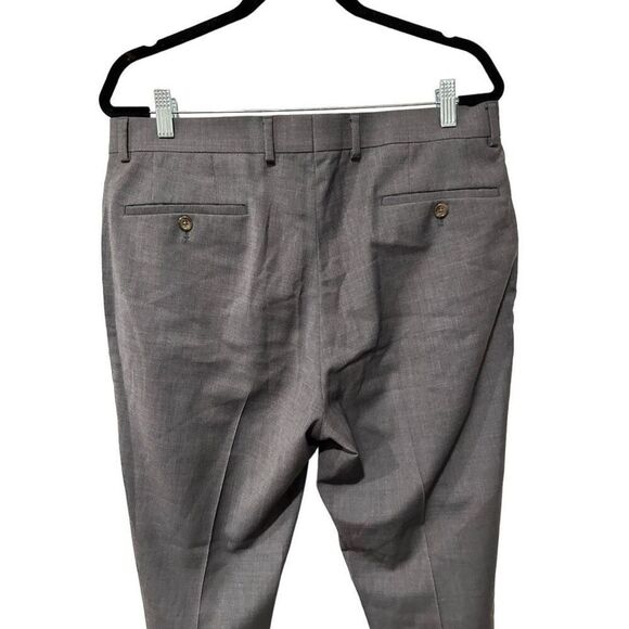 Lauren Ralph Lauren Green Label High Performance Gray Wool Dress Pants Size 34x3 - Picture 4 of 8